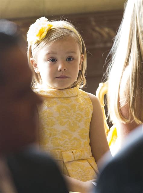 Princess Ariane Was Too Cute In Her Yellow Getup Netherlands