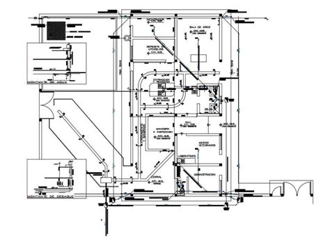 CAD Drawings Details Of Plumbing Installation 2d View Dwg File Cadbull