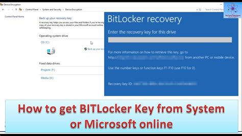 How To Get Bitlocker Recovery Key From Pc Or From Microsoft Online
