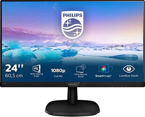 Philips 243v7qdab 24 Inch Fhd Monitor 75hz 4ms Ips Speakers
