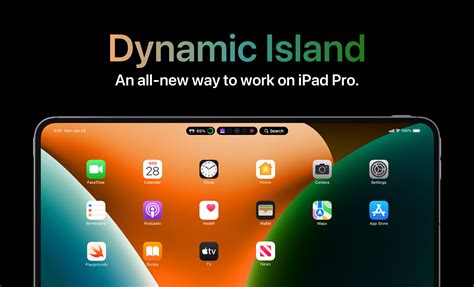 Iphone 14s Dynamic Island Comes To Ipad Pro In New Concept Imore