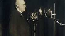 Wilhelm Marx bei einer Rundfunkansprache / Foto – – – B.Z. Berlin