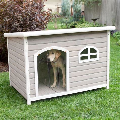 Spotty Xl Insulated Flat Roof Dog House With Heater Tucker Abode