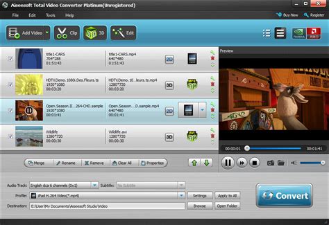 Aiseesoft total video converter provides powerful video editing features including crop, crop, add watermark, etc. Aiseesoft Total Video Converter-convert wmv to avi, mkv to ...