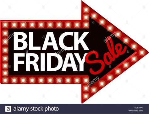 Black Friday Sale Sign Arrow Stock Vector Image & Art - Alamy