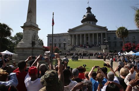 Confederate Flag Removed From South Carolina Statehouse 2015 Popsugar