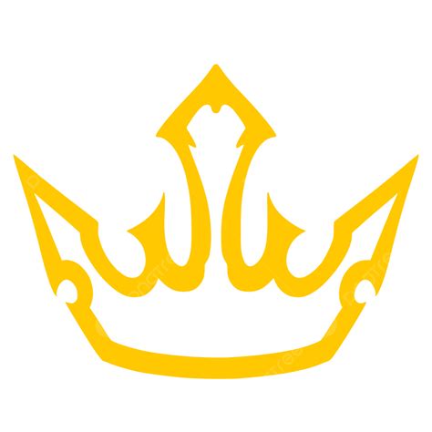 Gambar Vektor Maskot Ilustrasi Mahkota Raja Logo Raja Logo Mahkota