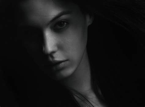 Dark Portrait Of A Woman Free Stock Photo By Alexander Krivitskiy On