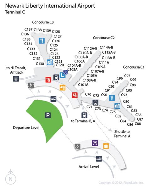 Newark Airport Terminal C Map Maping Resources