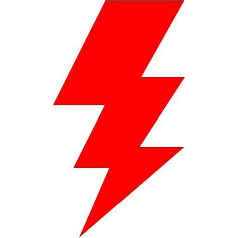 Red Lightning Bolt Logo Logodix