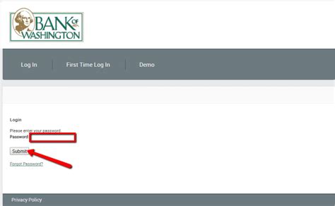 Help users access the login page while offering essential notes during the login process. Solved Bank of Washington Online Banking Login
