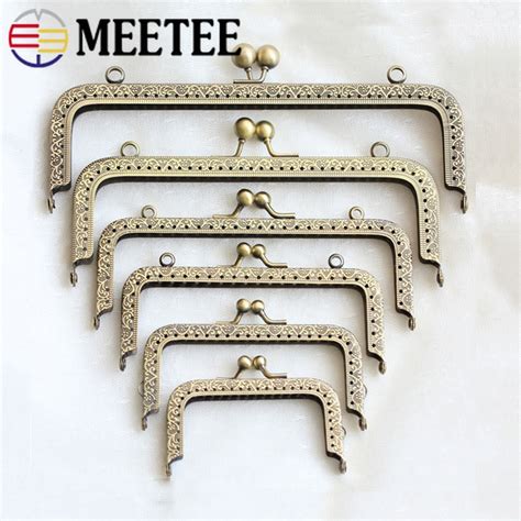 Meetee Hardware Handbags Metal Hardware Handbags Metal Clasp Purse