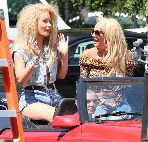 Britney Spears And Iggy Azalea Show Some Skin As They Film Music Video For Pretty Girls
