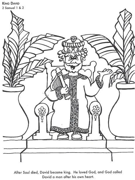 Download and print these bible king david coloring pages for free. King David coloring page | Bible coloring pages, Coloring ...