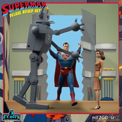 5 Points Superman The Mechanical Monsters 1941 Deluxe Boxed Set