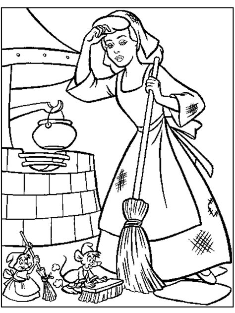 Princess Cinderella Coloring Pages Ideas
