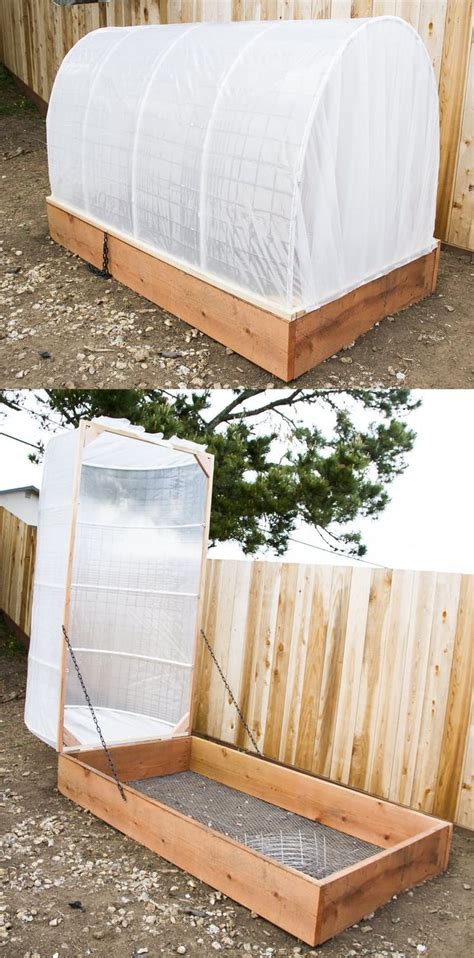 Raised Bed With Removable Hoop Cover Outdoor Greenhouse Greenhouse