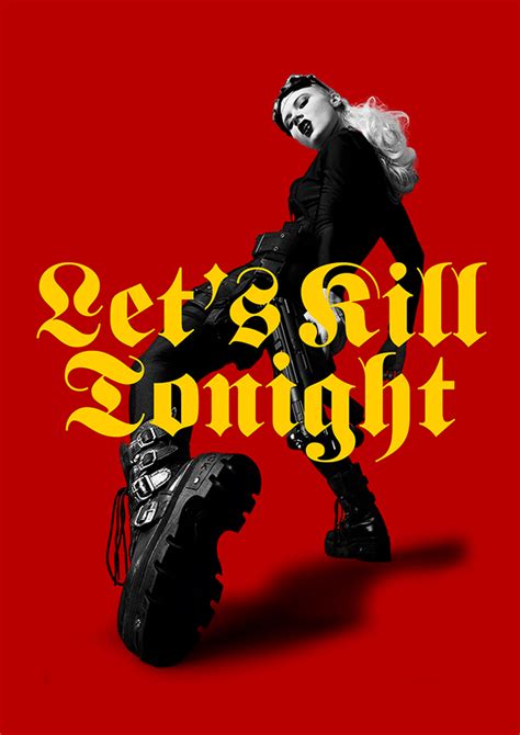 let s kill tonight concept cover art on behance