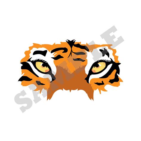 Tiger Eyes SVG DXF Graphic Art Cut File Etsy