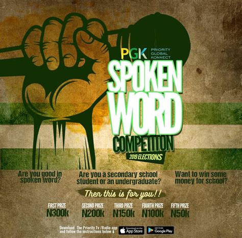 PGK Spoken Word Competition- Greensprings Among The Top Five ...