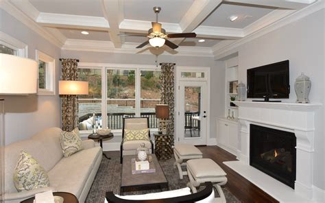 Townhome Living Room In Atlanta Georgia By Rockhaven Homes Townhome