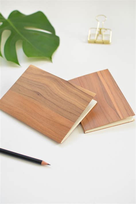 DIY wood notebook — Caroline Burke | Burkatron