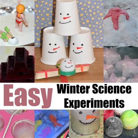 Winter Science Experiments And Stem Challenges Winter Science