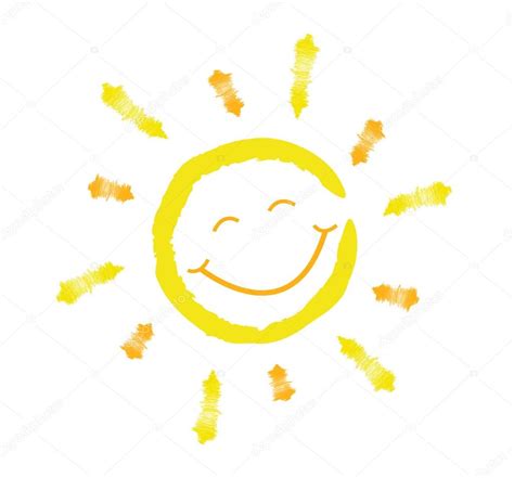 Smiling Sun Stock Vector Image By ©pikachyyyy 38305649