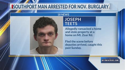 second man arrested for november burglary fled from southport basement wetm