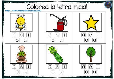 Pinta La Letra Inicial 1 Imagenes Educativas