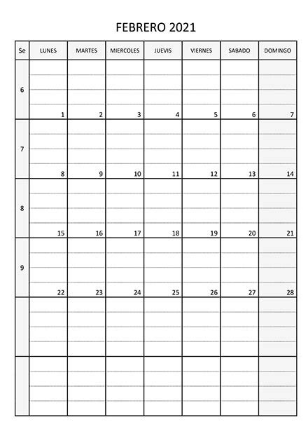 Calendario Para Imprimir Febrero 2021 Calendario Aug 2021 Reverasite