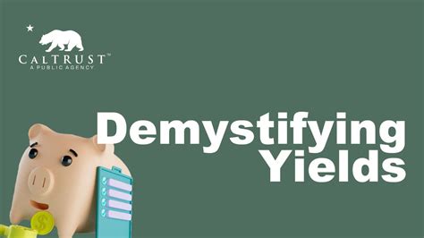 Demystifying Yield Defining Various Yield Terminology Youtube