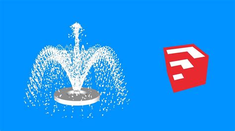 How To Create A Fountain In Sketchup Youtube