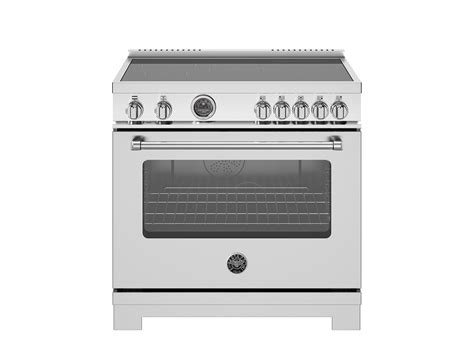 36 Inch Induction Range 5 Heating Zones And Cast Iron Griddle