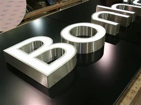 Aluminium Channel Letter At Rs 1400square Feet चैनल साइन लेटर चैनल