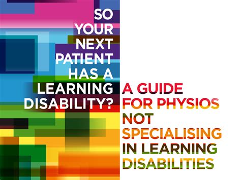 So Your Next Patient Has A Learning Disability A Guide For Physios Not