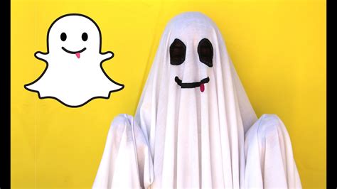 Diy Easy Halloween Costume Snapchat Ghost Lucykiins Youtube