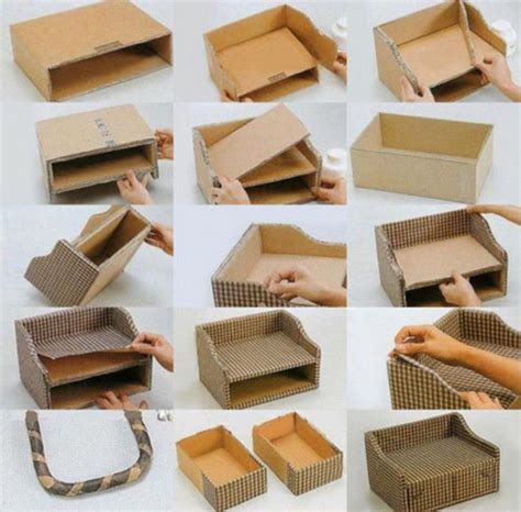 Cardboard Organizer Diy Cardboard Furniture Cardboard Storage Diy