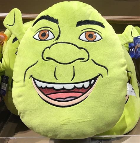 Universal Studios 15 Shrek Face Pillow Plush New With Tags