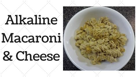 Macaroni And Cheese Dr Sebi Alkaline Electric Recipe Using Kamut And Brazil Nut Cheese Youtube