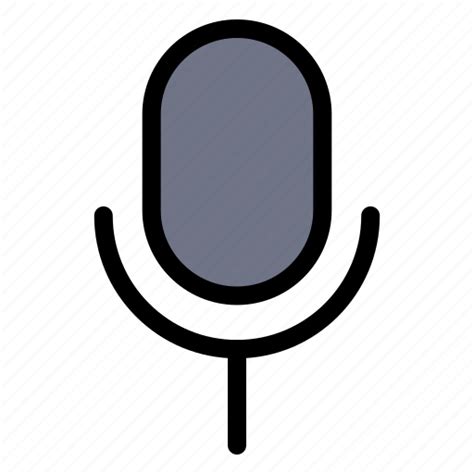 Basic Mic Microphone Ui Icon Download On Iconfinder