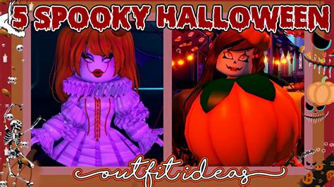 5 Spooky Outfit Ideas 🎃 Royale High Roblox Youtube