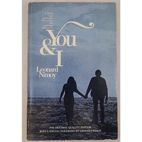 You And I Poetry Book By Leonard Nimoy From His Personal Collection