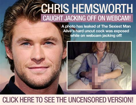 Chris Hemsworth UNCUT COCK PIC EXPOSED TO PUBLIC Naked Male Celebrities