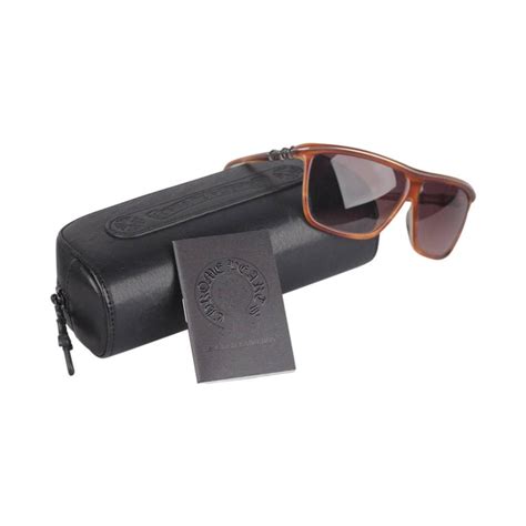 Chrome Hearts Brown Sunglasses Mod Pussy Wiilow 60 10mm With Case For