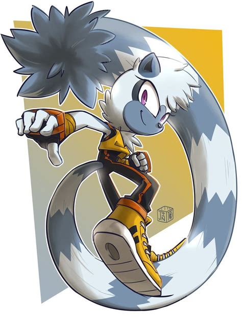 Tangle The Lemur By AzureJinto Sonic Fan Art Sonic Fan Characters