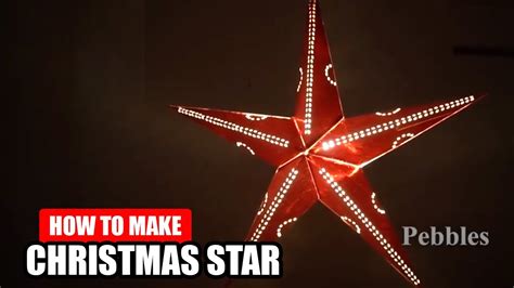 How To Make A Hanging Star Christmas Star Making Diy Christmas Star