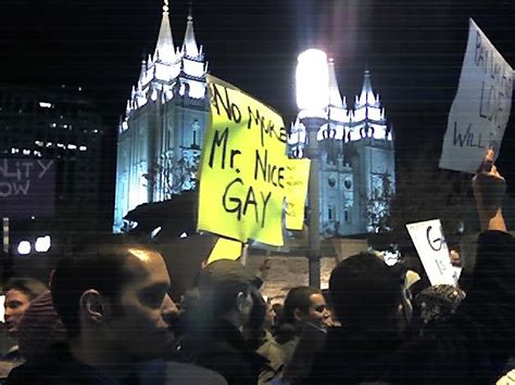 Protest Against Proposition 8 Slc Ut ~~ Gay Marriage Ban Backlash Against The Lds Church