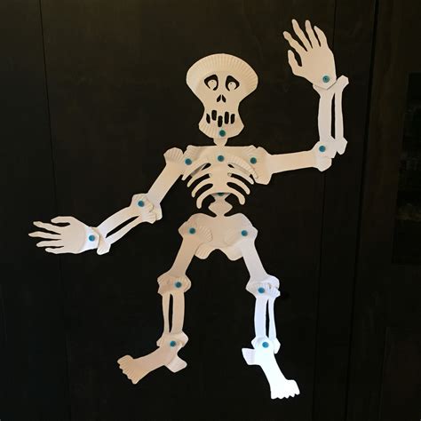 Paper Plate Skeleton Makedo Hub
