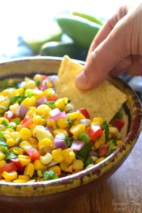 Fresh Corn Salsa Lemon Tree Dwelling